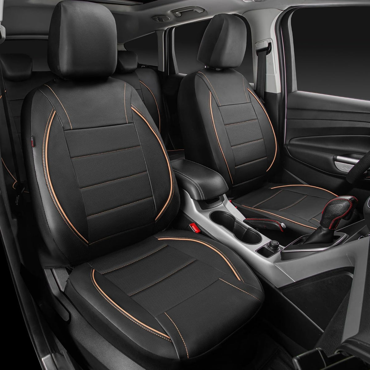car pass universal fit piping leather car seat on a desk or shelf
