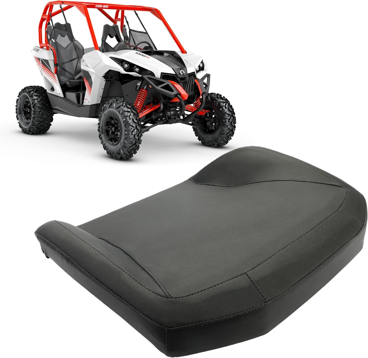 OE Quality Maverick Seat Bottom Cushion & Cover for 2011 2012 2013 2014 2015 2016 2017 2018 2019 2020 for Can-Am Commander 703500943 708001318 708001085 708001102 708000671