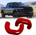 Tow Hook Covers Compatible with 2019 2020 2021 2022 2023 2024 2025 2026 Ram 2500/3500 Accessories - Tow Hitch Covers Fit for Ram Truck Accessories - Upgrade Design, Silicone Rubber (Red)