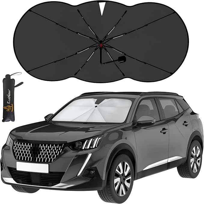 EcoNour Car Windshield Sunshade Umbrella | Foldable Car Umbrella Sun Shade by EcoNour