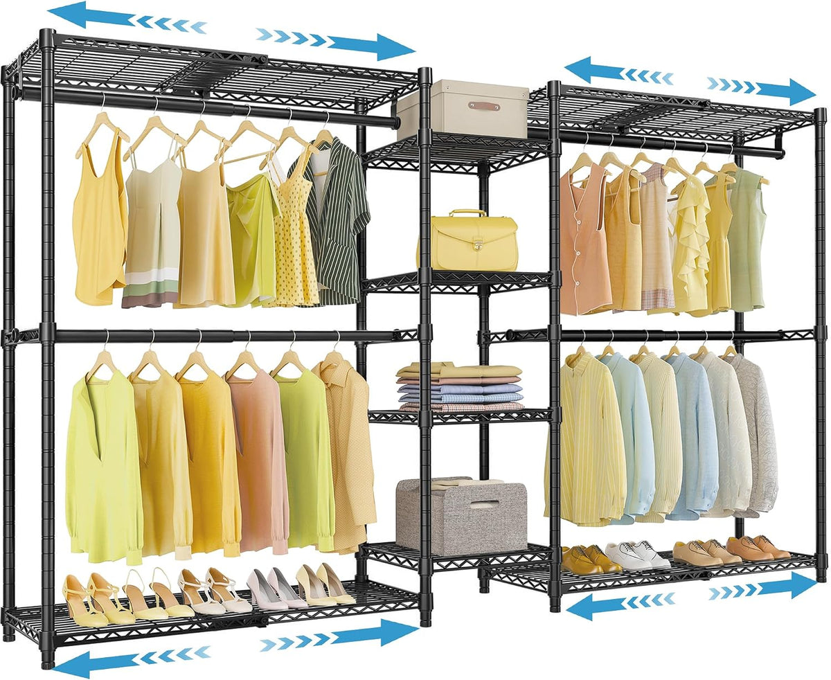 vipek x3 expandable heavy duty clothes rack closet, main product view