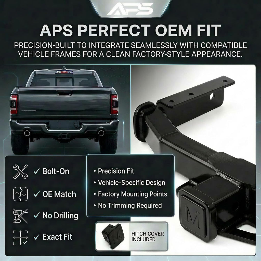 APS Assembly Class 3 Trailer Hitch 2 Inches Receiver Tube Towing Hitch Compatible with Journey 2009-2020