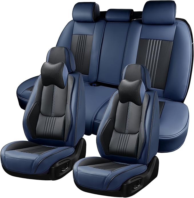 Car Seat Covers Full Set, Front and Rear Seat Covers by BWTJF