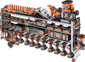 49.8" W Large Power Tool Organizer Wall Mount, Heavy Duty Tool Organizer