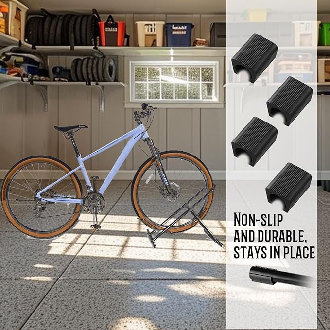 Folding Bike Floor Stand Rack, Portable Storage Bicycle Parking Rack - Image 7