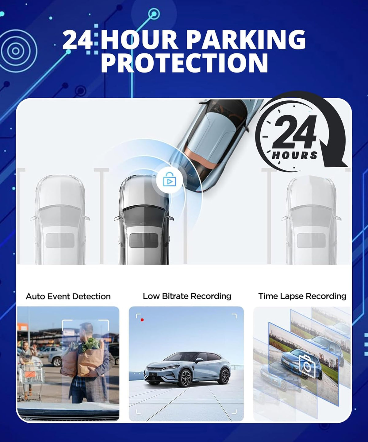 viofo a119 v3 dash cam, 2k front recording, side view