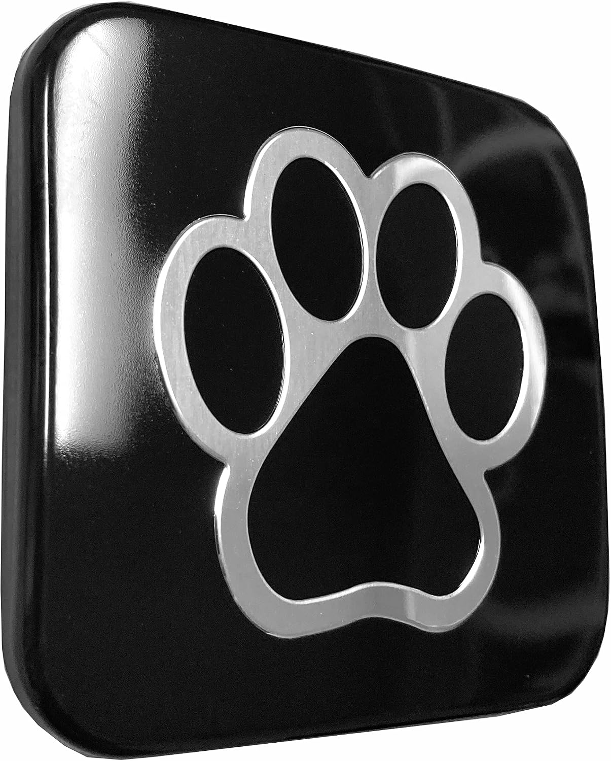 Dog Paw Print Hitch Cover Plug Insert for Standard 2" Trailer Receiver