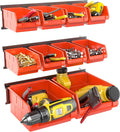 walmann wall mount storage bins for small parts, main product view