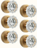 asidrama 6 pack champagne bronze privacy crystal door, main product view