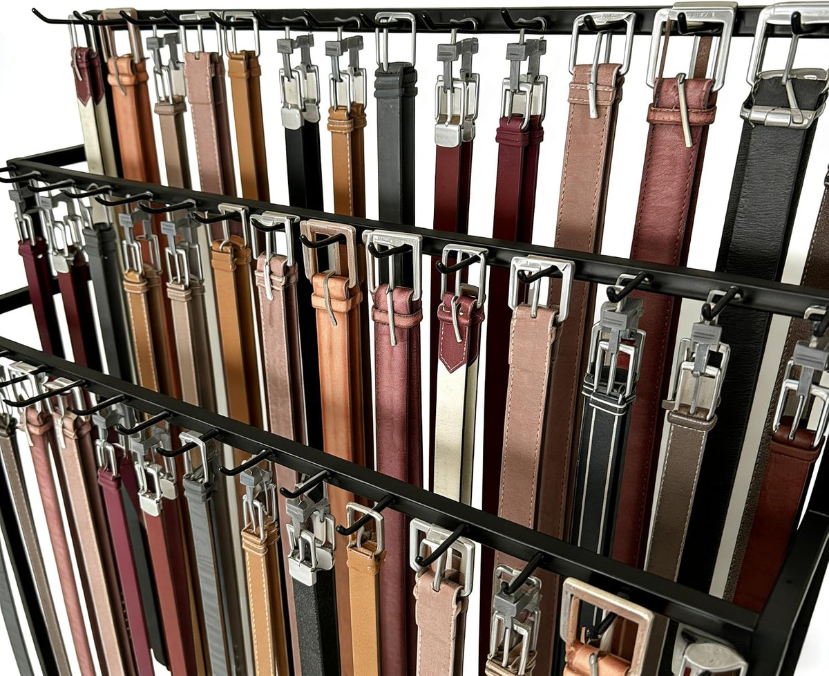 belt rack,belt display organizer,retail rack for belts ties, package contents