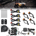 kemimoto utv turn signal kit with 110d horn, main product view