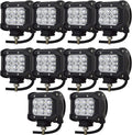 auxtings 10 piece 4 inch 18w spot led, main product view
