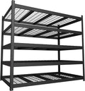MUPATER 59.84”W × 24.02”D × 71.65”H Heavy Duty Metal Storage Shelves, 3000 LBS by MUPATERHome