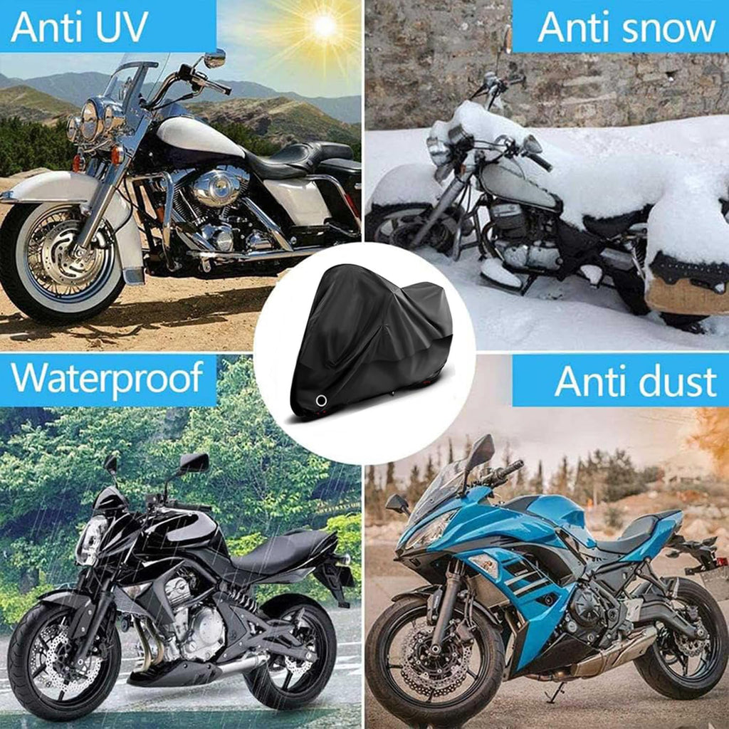 Motorcycle Cover for Ducati Panigale V2 2020-2024 2025 Protection from Sun Rain Durable Waterproof Outdoor Moped Cover Breathable Protection Accessories BlackStyle