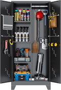 Metal Garage Storage Cabinet by VASAAOSD
