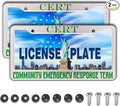 License Plate Frames Black Green Automotive Exterior Accessories Cert Community by Unknown
