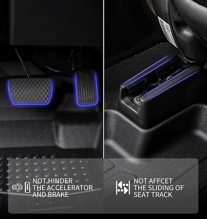 KELCSEECS Floor Mats Custom for 2025 2024 Ford Maverick Hybrid 2023 2022 Ford - Image 6