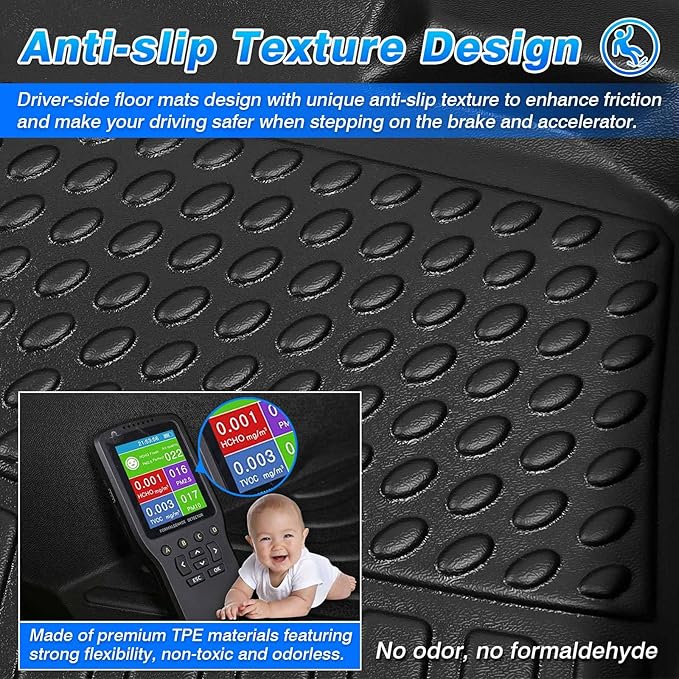 Cartist Floor Mats Fit for Chevrolet Chevy Colorado & GMC Canyon 2023 2024 2025 - Image 5