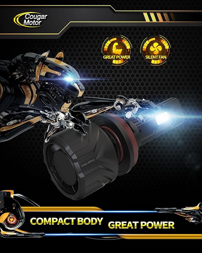 Cougar Motor H11 Bulbs, H11 Light Bulb H8 H9 Fog Lights 6500K White - Image 7