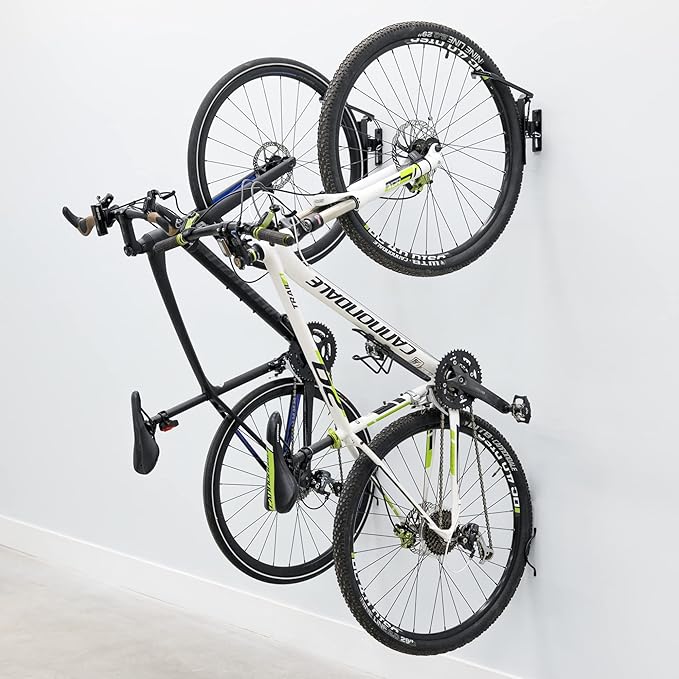 StoreYourBoard Bike Swivel Rack – Wall Mounted Garage Bike Storage, Vertical ...