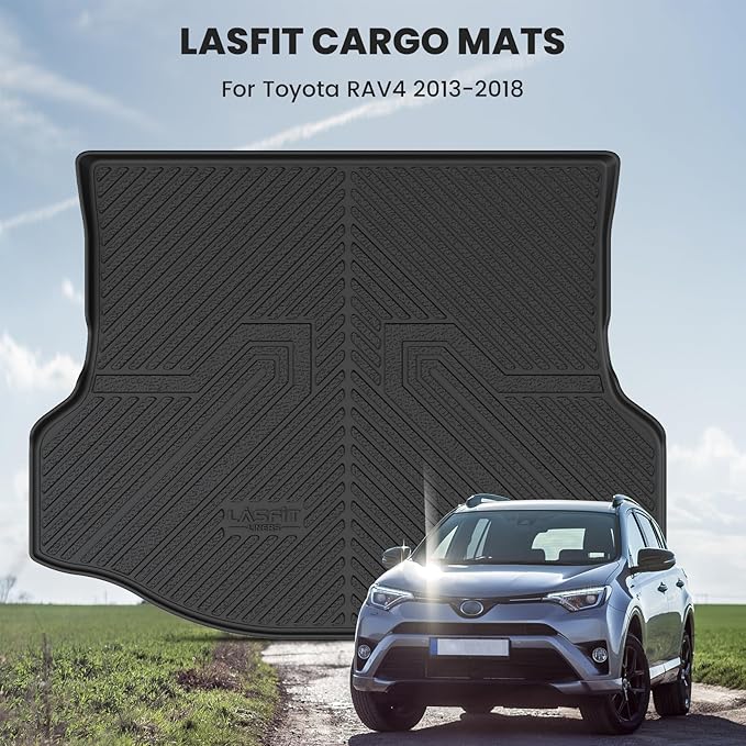 LASFIT Cargo Mat Fit for Toyota RAV4 2013-2018 TPE All Weather RAV4 Hybrid and - Image 7