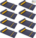 OrangeStar 8 Pack Parking Guide Mat, 21” Heavy Duty PU Wheel Stopper by OrangeStar