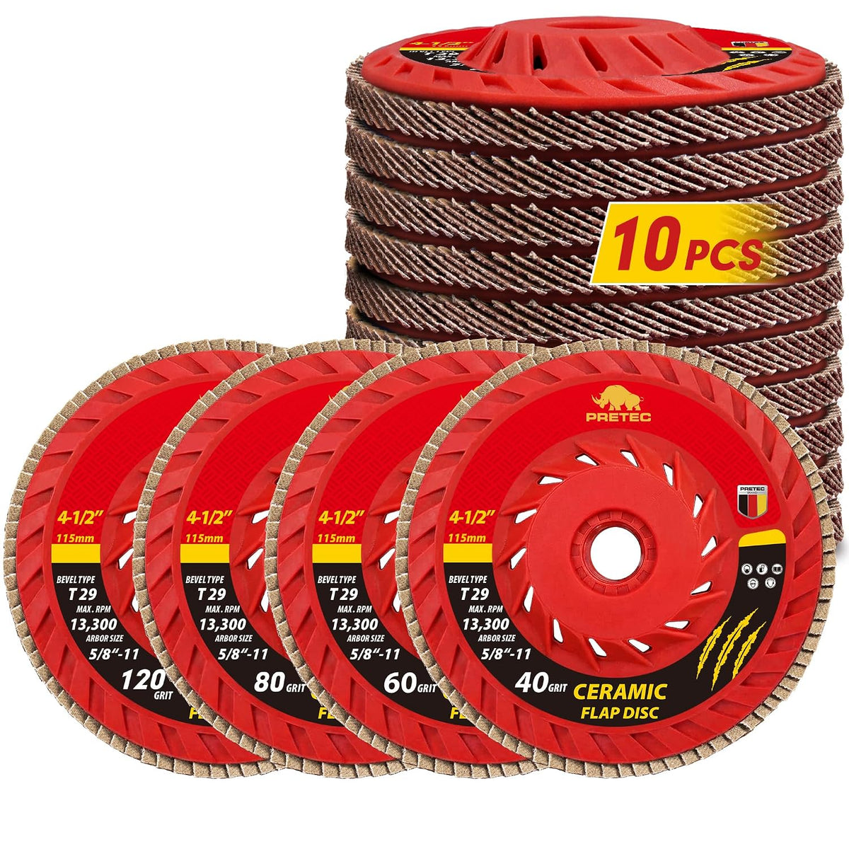 ceramic flap discs 4 1/2 for angle grinder, main product view