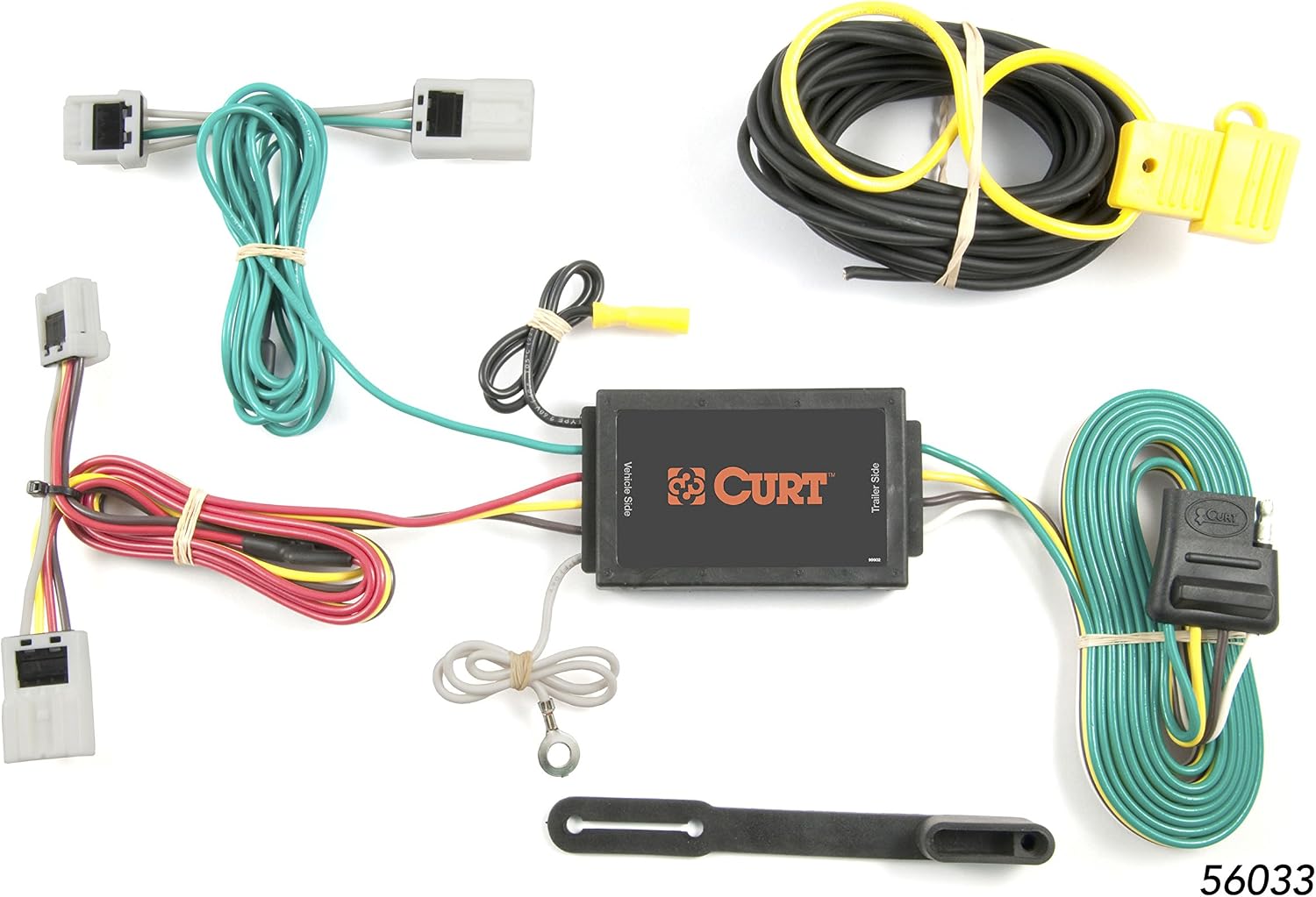 CURT Class 3 Trailer Hitch Bundle with Wiring for 2008-2016 Nissan Rogue - 13204 & 56033