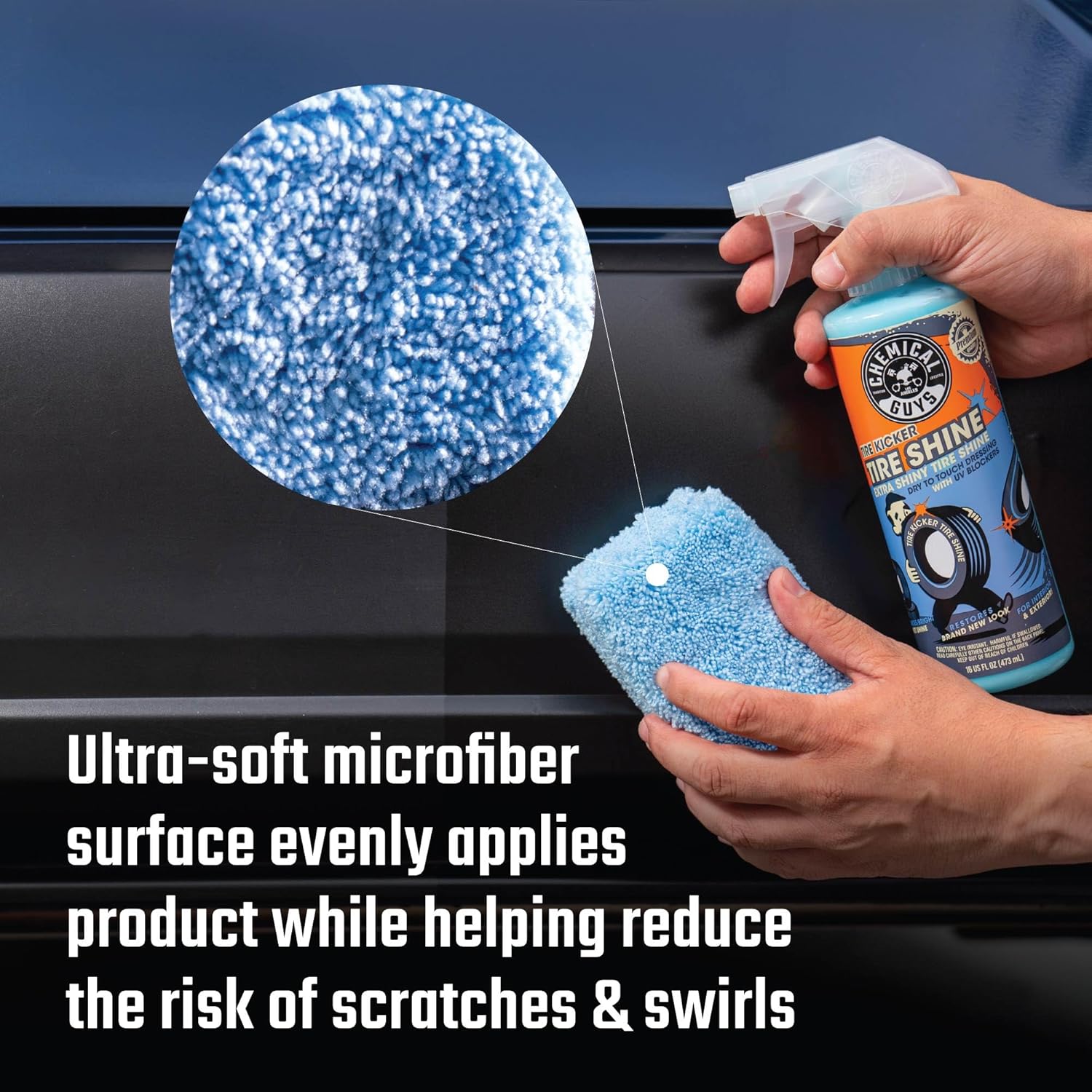 Chemical Guys Premium Grade Microfiber Applicators, 4-Pack - Soft, Scratch-Free Application for Waxes, Sealants, Glazes, and Dressings