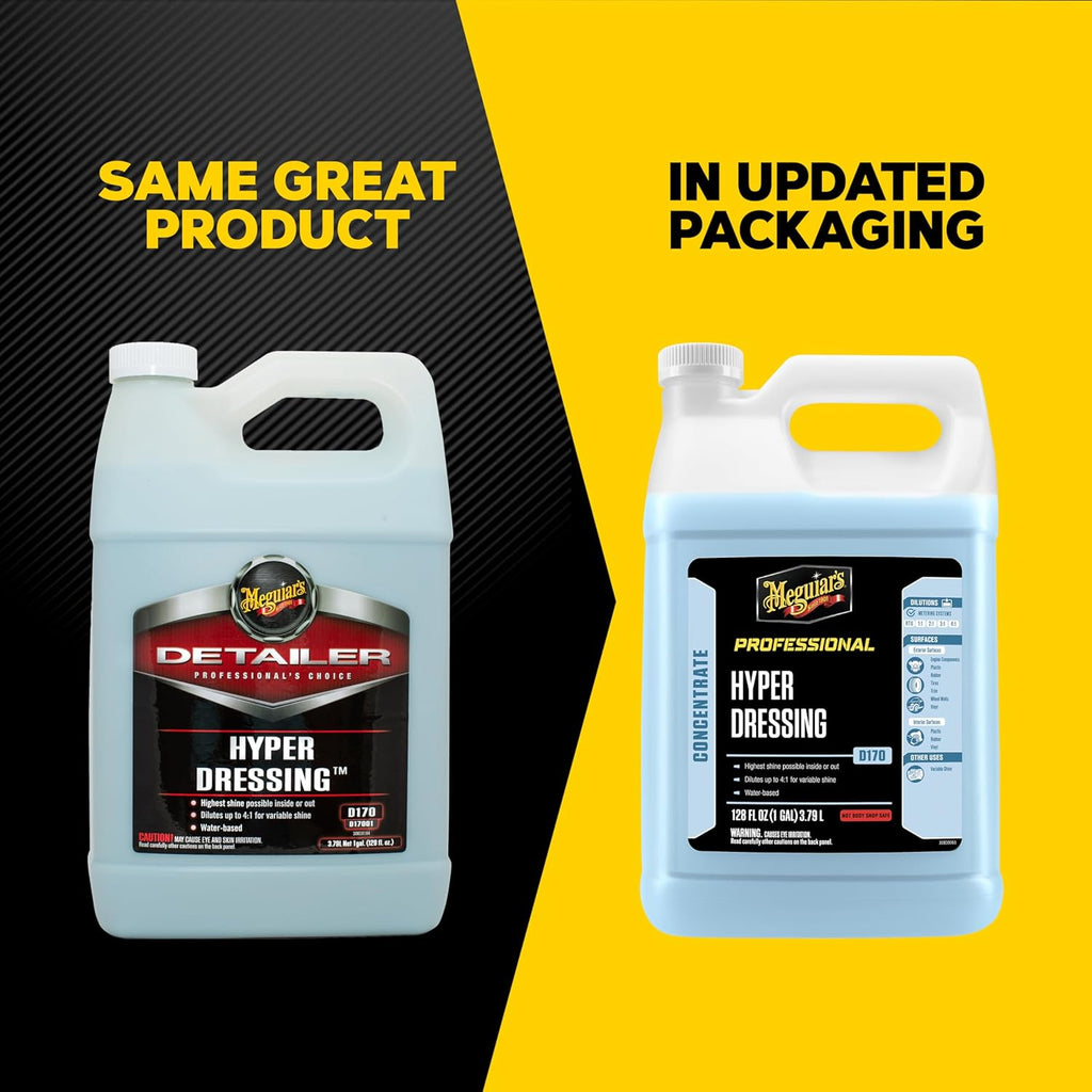Meguiar's D17001 Hyper Dressing -1 Gallon â€“ Give Your Carâ€™s Trim Pieces the Best Shine & Gloss, Factory,128 Fl Oz (Pack of 1)