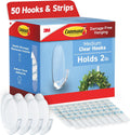 command medium clear clear hooks, 50 hooks, 50, main product view