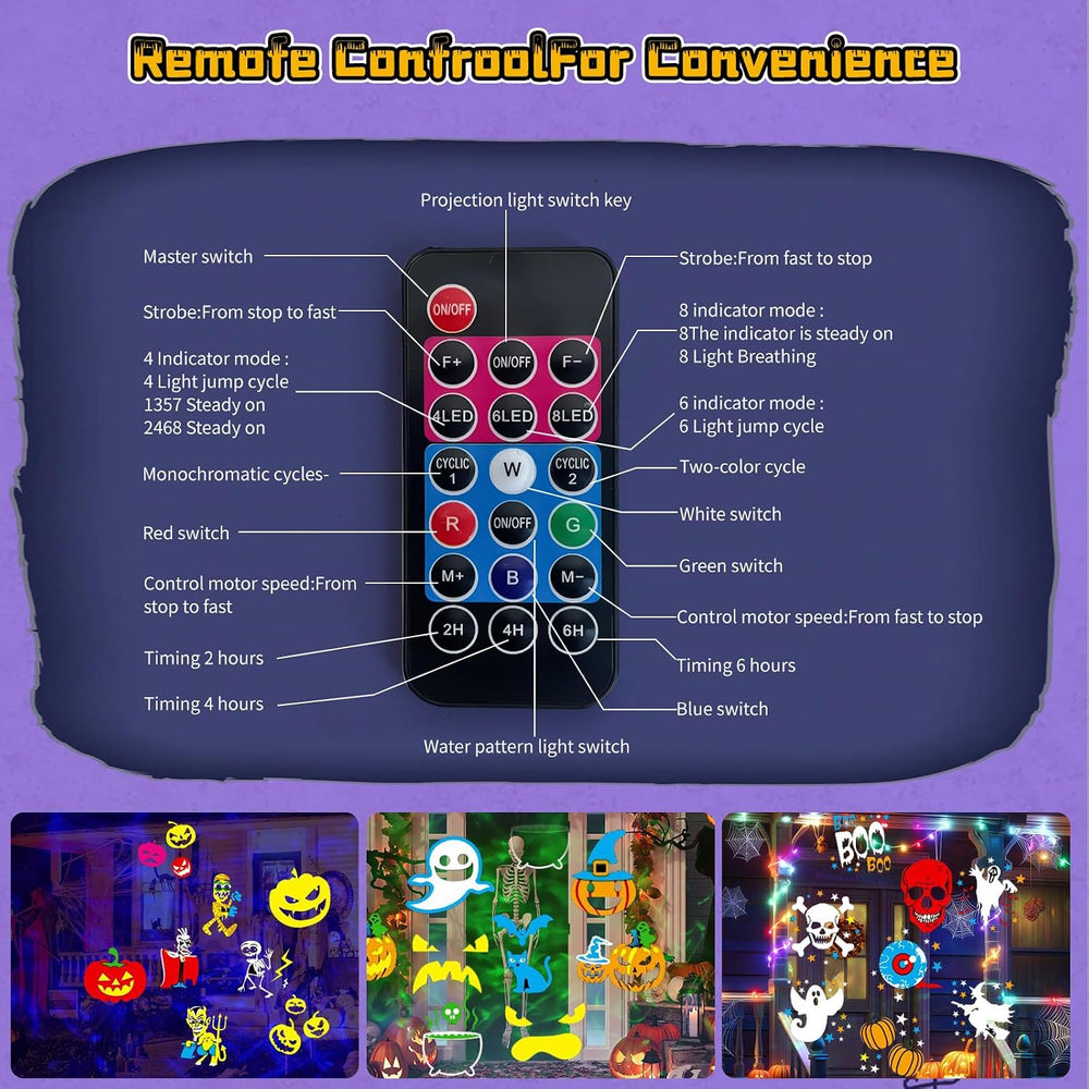 Halloween Projector Lights Outdoor Brighter Holiday Themes Christmas
