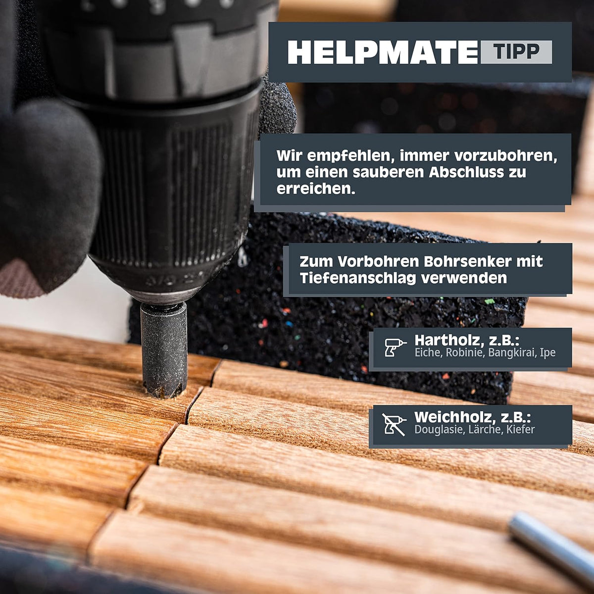 helpmate terrace screws 5 x 50 stainless steel showing dimensions