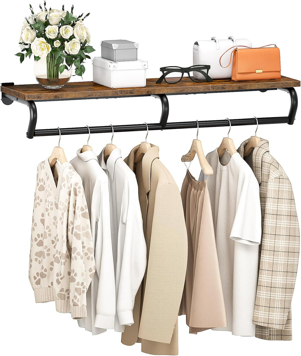 choezon wall mounted clothes rack, metal garment rack, main product view
