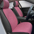 bopuovre linen front car seat covers breathable fabric, main product view