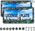 License Plate Frames Multicolor Fun License Plate Frame Cover Faux Abalone by Unknown