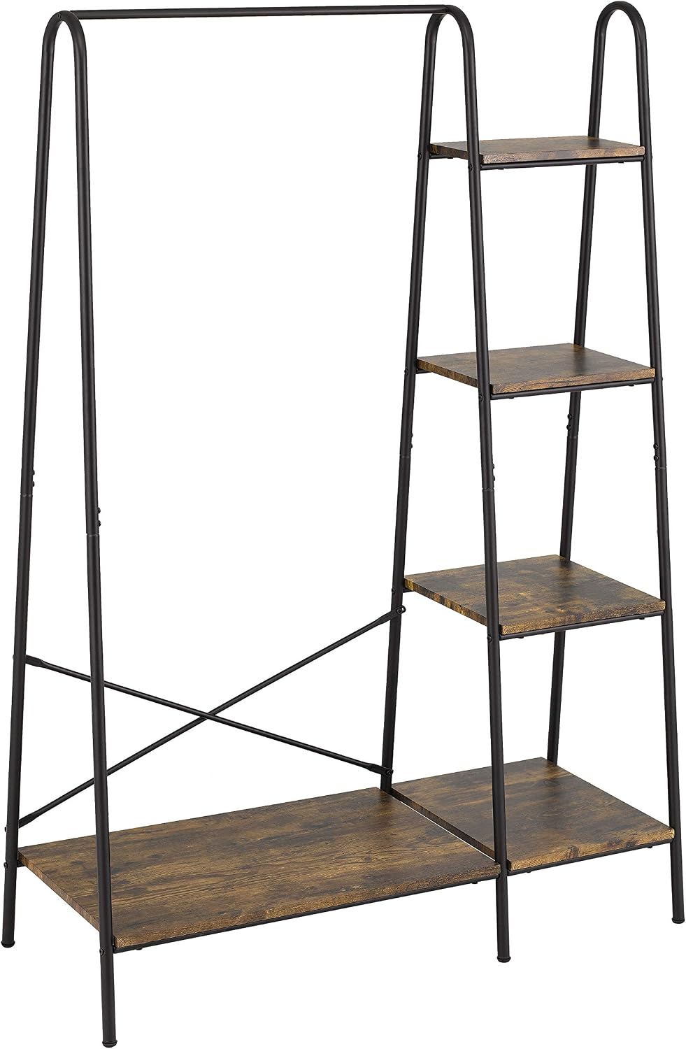 finnhomy rustic clothes rack, clothing rack for hanging, main product view