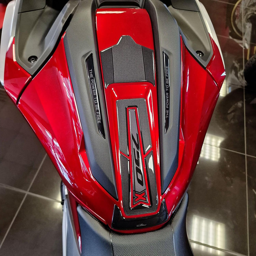 Resin Bike Motorcycle Stickers Compatible with Honda NC750X 2021-2023. Motorcycle Protection Tank from Bumps and Scratches. 3D Stickers Resin - Made in Italy