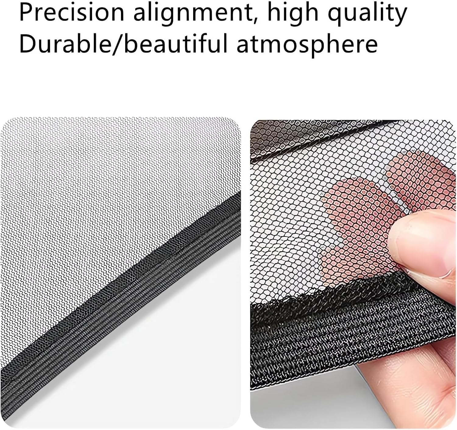 4 Pcs Custom Window Bug Screens for Toyota RAV4 2019-2024 2025, Auto Side Mosquito Net Sunshade Camping Privacy Shield Black Breathable Mesh