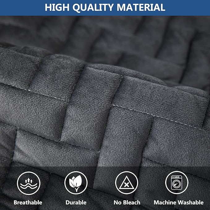 Eismodra Armrest Couch /Sofa /Backrest Covers, Anti-Slip Armchair Slipcovers - Image 3