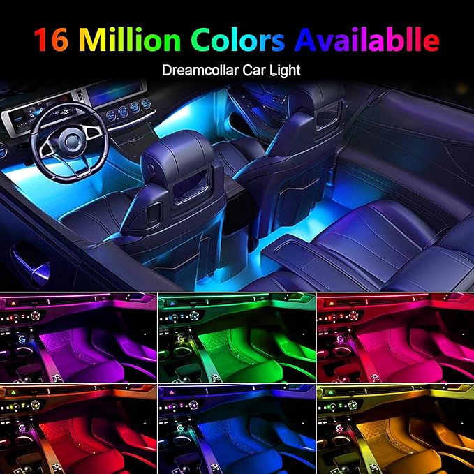 WEBUPAR RGBW Acrylic Car Interior Led Kit, Car Accessories 22 in 1 Car Ambient - Image 4