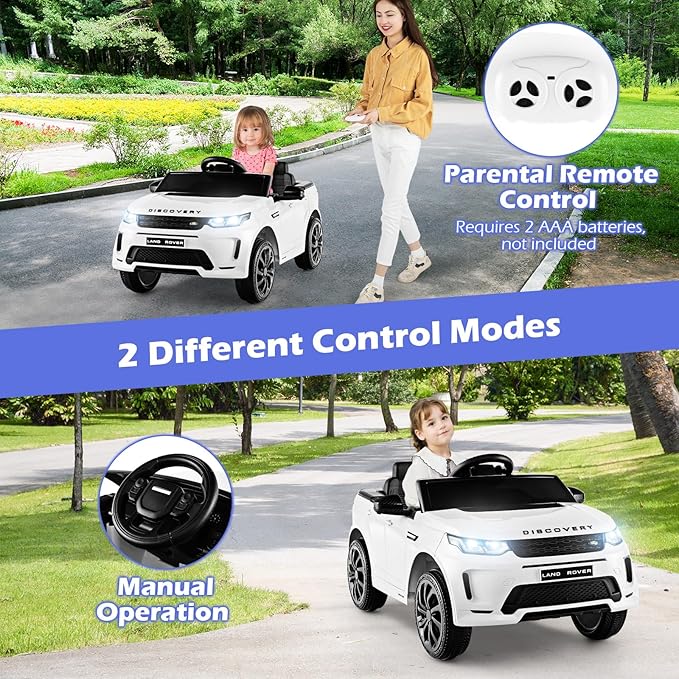 Costzon 12V Kids Ride On Car, Licensed Land Rover Electric Vehicle w/Remote - Image 3