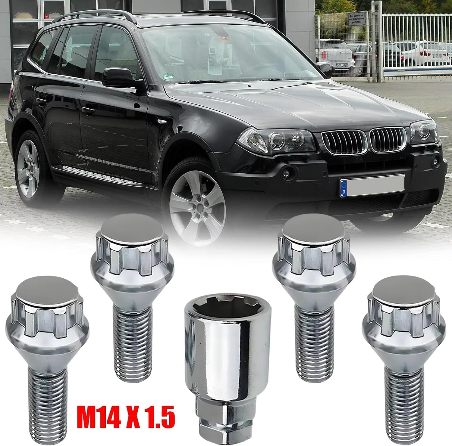 Wheel Bolts Kit for BMW for X5 F15 F85 2013-2018 for E70 2007-2013 for E53 2000-2006 Car Lug Bolt Wheel Set