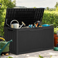 yitahome 80 gallon resin deck box, main product view