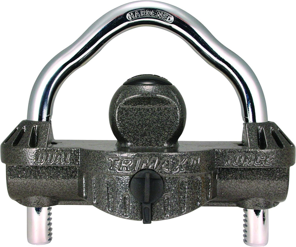 Trimax Premium Universal Die Cast Unattended Trailer Lock, Huge 9/16" Di...