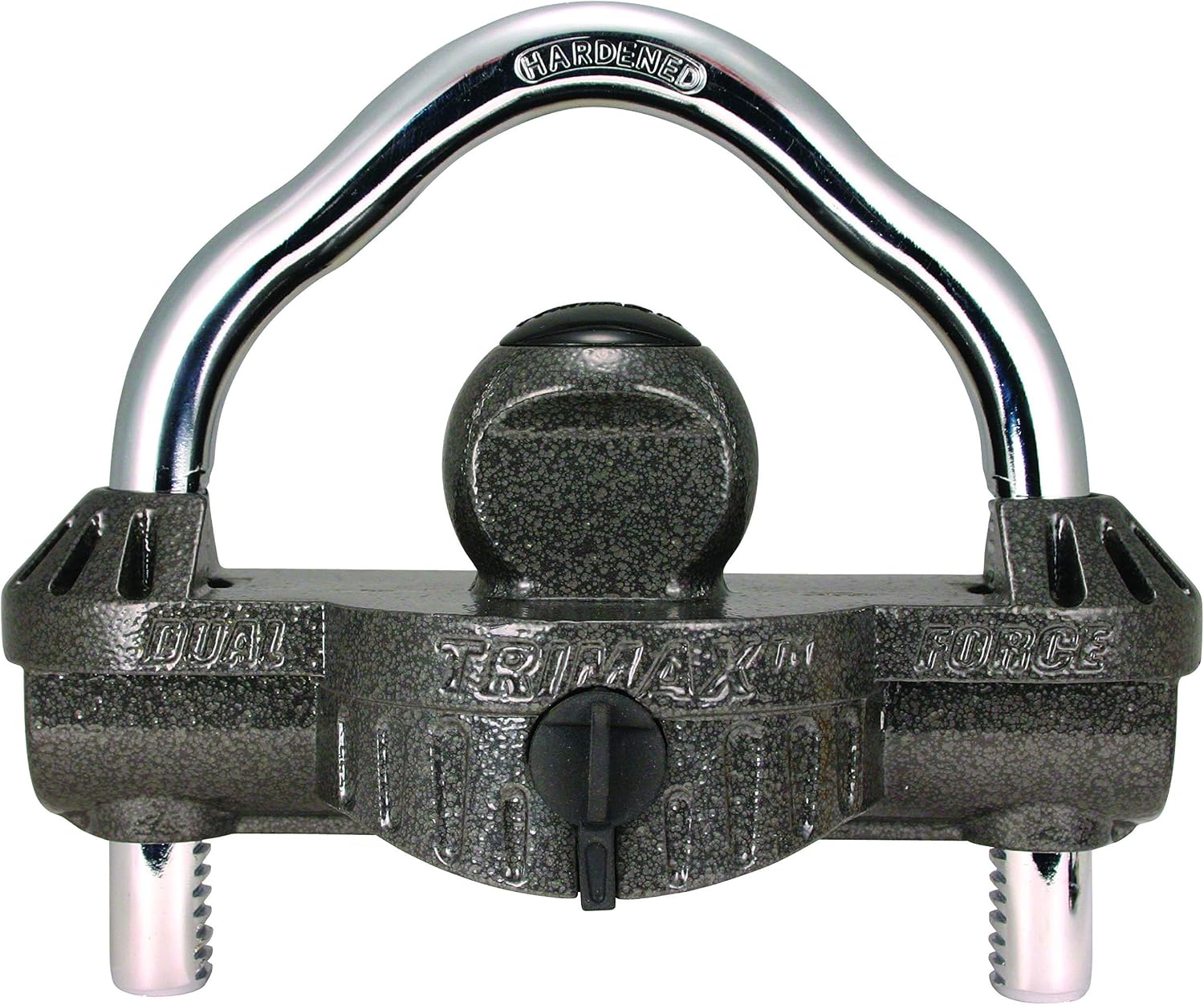 Trimax Premium Universal Die Cast Unattended Trailer Lock, Huge 9/16" Dia. Shackle UMAX50, Clam Packaging
