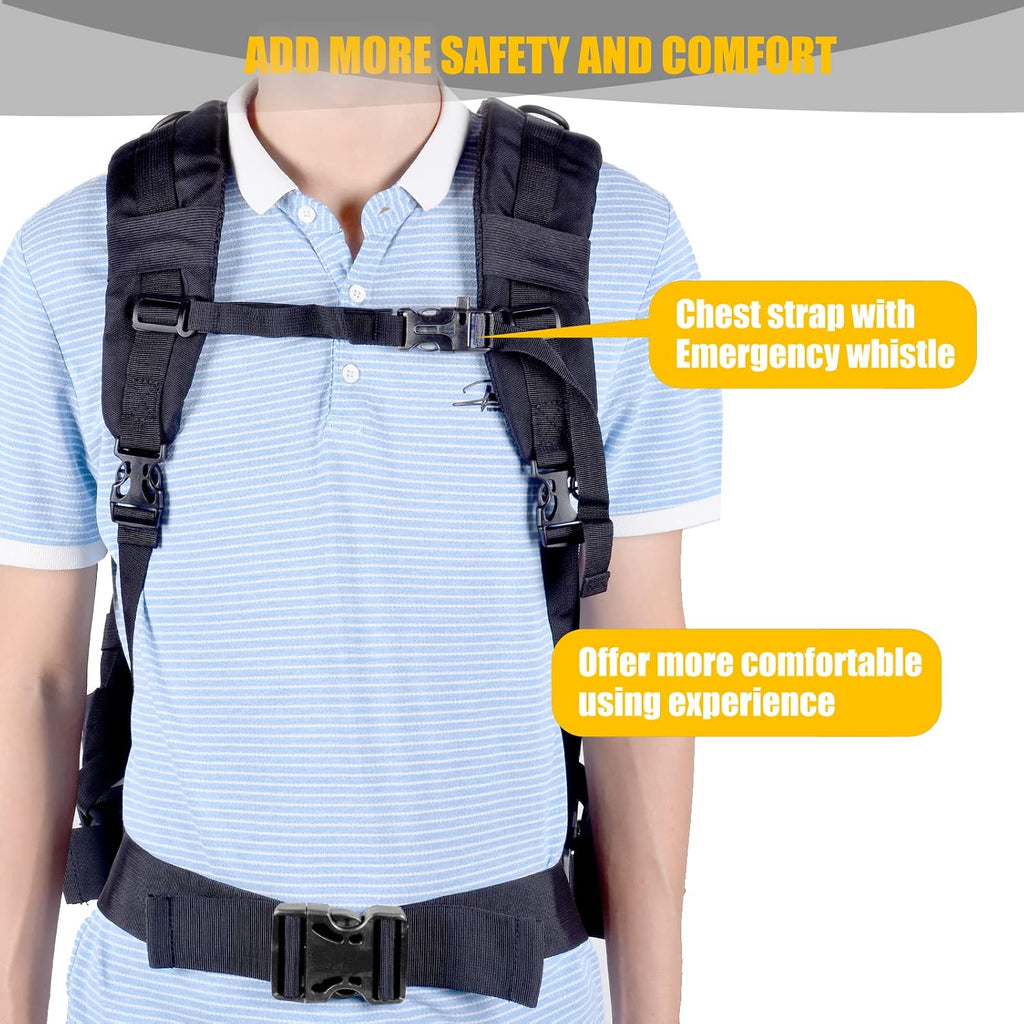 Large Capacity Motorcycle Helmet Backpack, Waterproof Motorcycle Backpack for Men Riding Hiking Cycling Backpack