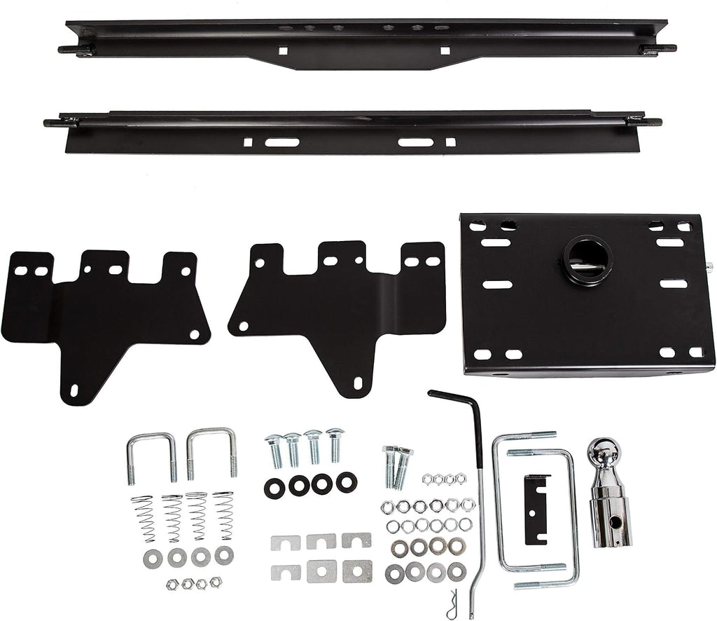 ECOTRIC Complete Underbed Gooseneck Trailer Hitch Compatible with 1999-2010 Silverado Sierra GMC 2500 HD 3500 HD -You Will Receive Multiple Packages