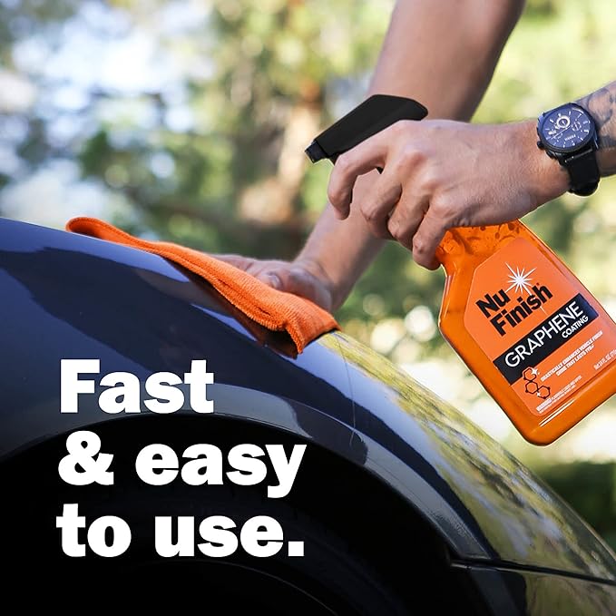 Nu Finish Water-Repellent Ceramic and Graphene Technology Vehicle Finishing Kit - Image 5
