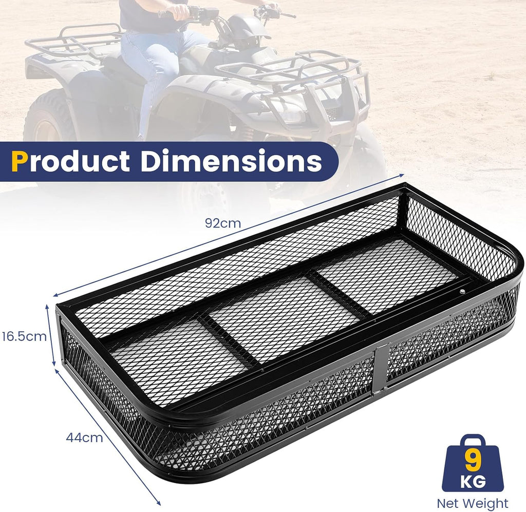 ATV Front Loading Basket | Luggage rack basket, 92 x 44 x 16.5 cm
